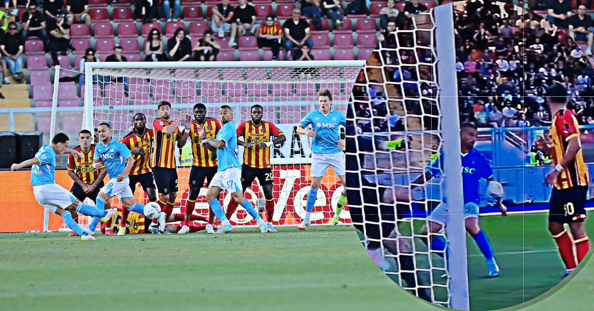 Il Napoli vince 1 0 a Lecce: mani sullo scudetto. Polemiche per il tocco di mano in area di Spinazzola Il Napoli vince 1 0 a Lecce: mani sullo scudetto. Polemiche per il tocco di mano in area di Spinazzola
