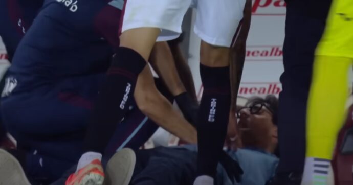 Paolo Vanoli crolla a terra durante Torino-Venezia: cosa è successo