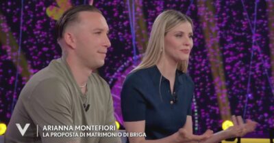 Copertina di “Ci piacerebbe tanto diventare genitori, ma ci sono delle difficoltà. Inizieremo un percorso alternativo”: Briga e Arianna Montefiori si confidano a Verissimo