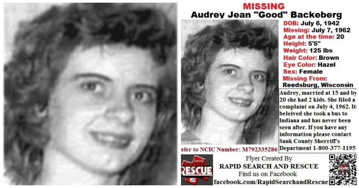 “Ha detto che non prova nessuno rimpianto nell’aver deciso di scomparire e allontanarsi dalla famiglia”: la storia di Audrey Backeberg, ritrovata dopo 63 anni