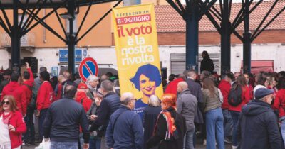 Copertina di La destra esce allo scoperto “Non votate ai referendum”