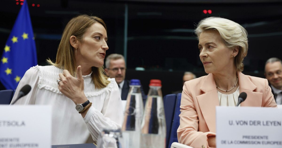 Riarmo, Metsola contro la decisione di von der Leyen di aggirare il Parlamento: “Possibile ricorso alla Corte Ue” Riarmo, Metsola contro la decisione di von der Leyen di aggirare il Parlamento: “Possibile ricorso alla Corte Ue”