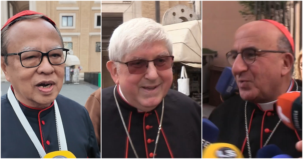 La “sfilata” dei cardinali a San Pietro prima del Conclave: “Rosa di nomi? Non ancora, domani capiremo qualcosa” La “sfilata” dei cardinali a San Pietro prima del Conclave: “Rosa di nomi? Non ancora, domani capiremo qualcosa”