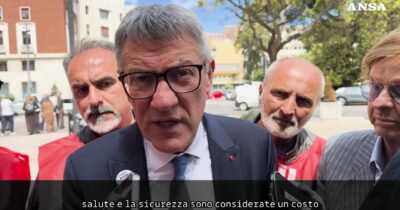 Copertina di Landini: “Altre morti sul lavoro? È una strage, non un’emergenza. Salute e sicurezza considerati un costo”