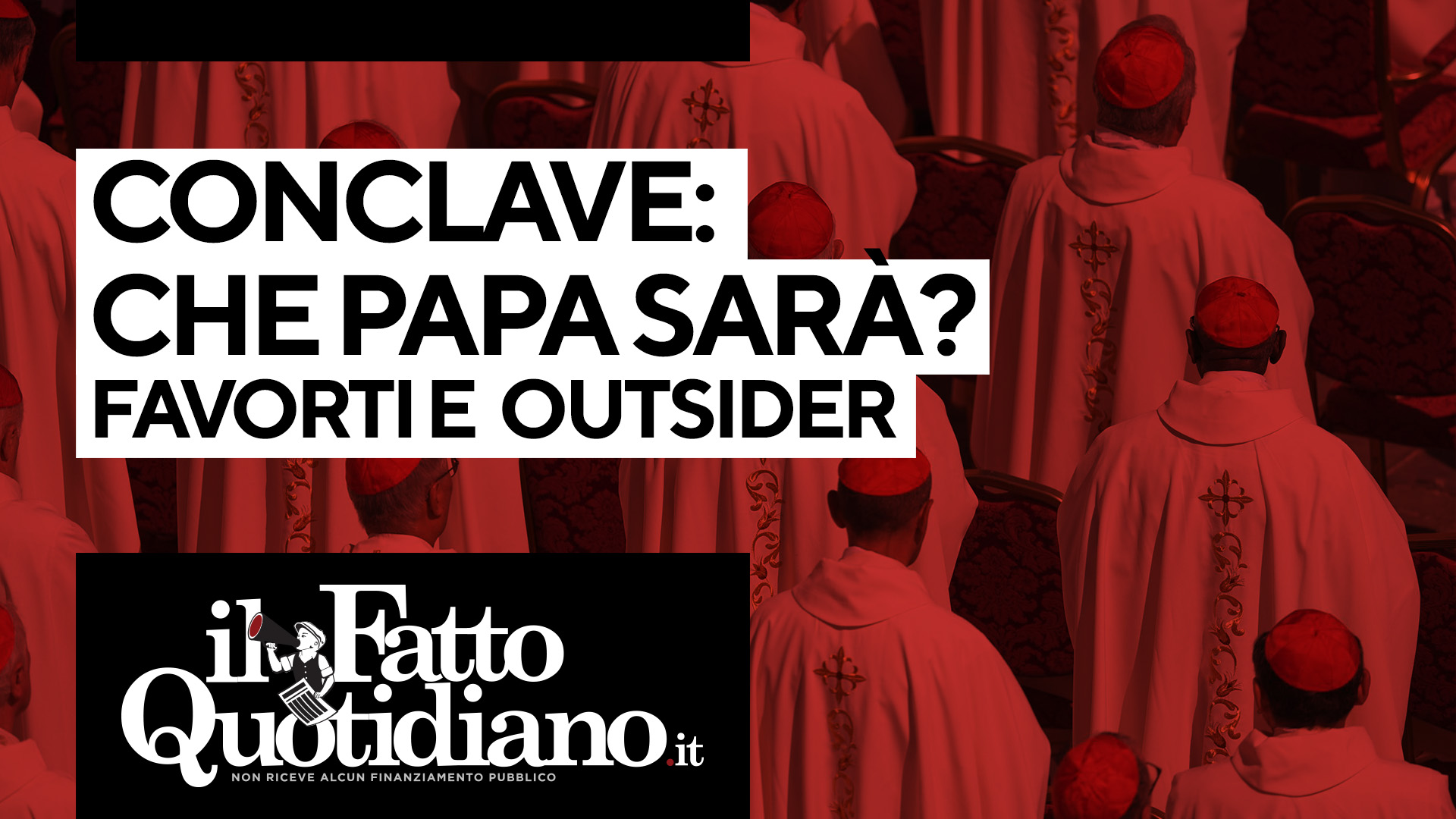 Conclave al via, che papa sarà? Favoriti e outsider. La diretta con Ceriotti, Cardone e Grana Conclave al via, che papa sarà? Favoriti e outsider. La diretta con Ceriotti, Cardone e Grana