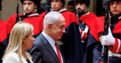 Copertina di Israele, Meloni in imbarazzo. Ora pure la Lega critica Bibi