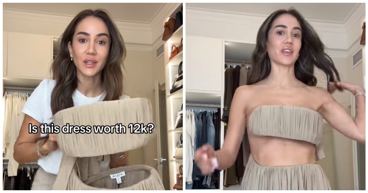 “Ho comprato questo vestito di Alaïa per 12 mila euro. Secondo voi ho fatto una pazzia?”: il video dell’influencer fa infuriare il web “Ho comprato questo vestito di Alaïa per 12 mila euro. Secondo voi ho fatto una pazzia?”: il video dell’influencer fa infuriare il web