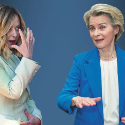 Copertina di Gaza, Meloni non condanna Bibi e annuncia il 2% di spese militari