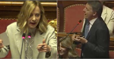 Copertina di Scontro al Senato tra Renzi e Meloni: “Campionessa di incoerenza”, “Non farò niente di quello che ha fatto lei”