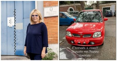 Copertina di Rita Dalla Chiesa e il giallo dell’auto rubata e poi restituita: “Stanotte me l’hanno lasciata davanti al cancello”
