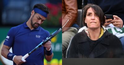 Copertina di Il discorso d’addio di Fognini a Roma fa commuovere Flavia Pennetta: “Arrivato il momento di godermi i bambini”