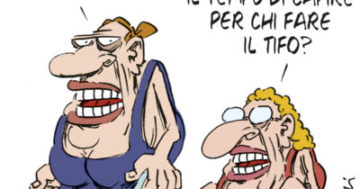 Copertina di La vignetta di Franzaroli