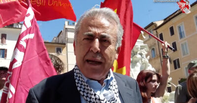 Copertina di Salman (presidente comunità Palestinese Roma): “Continua lo sterminio a Gaza. Il mondo non può andare avanti così”