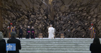 Copertina di Papa Leone XIV incontra giornalisti e operatori dei media: presenti oltre 5mila lavoratori. Segui la diretta