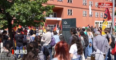 Copertina di “Ogni euro dato alle armi è un euro tolto all’Università”: la protesta dei ricercatori precari a Milano – Video