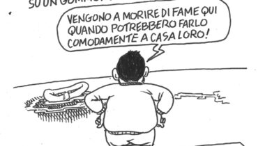 Copertina di La vignetta di Vauro
