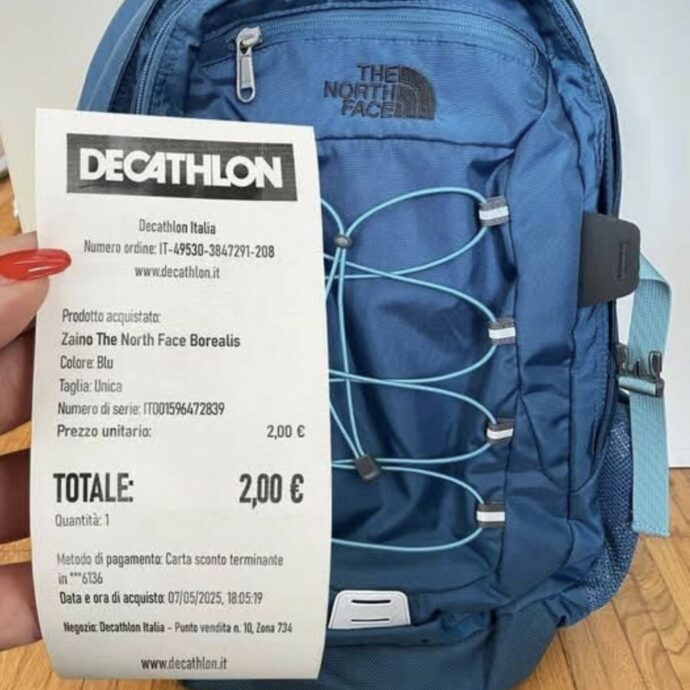 “Sono un ex dipendente Decathlon, ti svelo come puoi avere uno zaino della North Face a 2 euro”: attenzione alla nuova truffa. Ecco come funziona