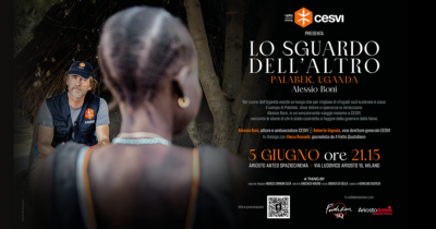 Copertina di Alessio Boni presenta ‘Lo sguardo dell’altro’ il 5 giugno a Milano. “In Uganda c’è un luogo dove i rifugiati ritrovano la speranza: Palabek”