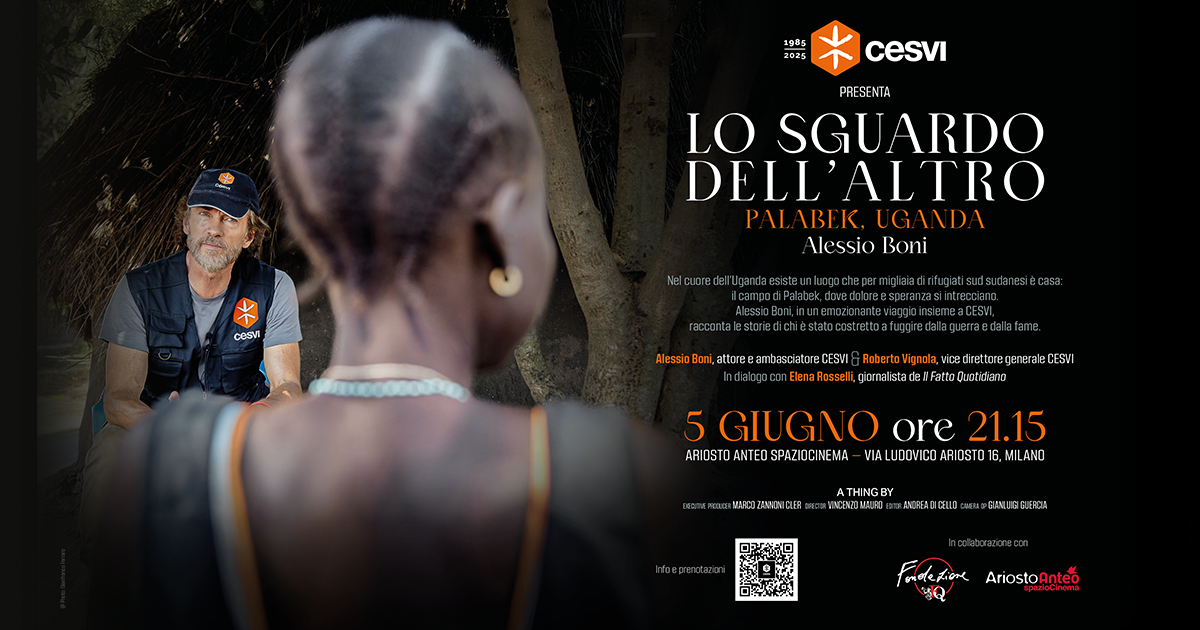 Alessio Boni presenta ‘Lo sguardo dell’altro il 5 giugno a Milano. “In Uganda c’è un luogo dove i rifugiati ritrovano la speranza: Palabek” Alessio Boni presenta ‘Lo sguardo dell’altro il 5 giugno a Milano. “In Uganda c’è un luogo dove i rifugiati ritrovano la speranza: Palabek”