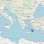 Copertina di Terremoto di magnitudo 5.9 nel Mar Egeo nella notte: avvertito anche sulle coste di Sicilia, Puglia e Calabria