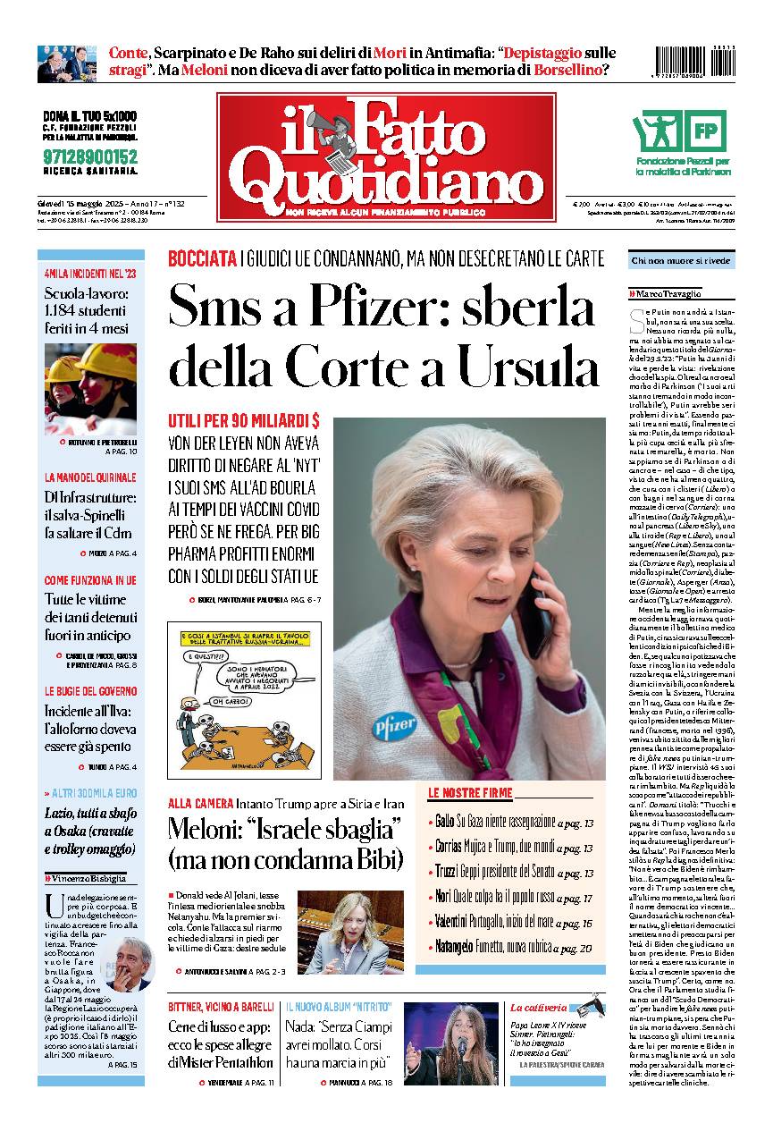 Copia del giorno de Il Fatto Quotidiano