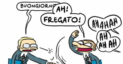 Copertina di La vignetta di Natangelo