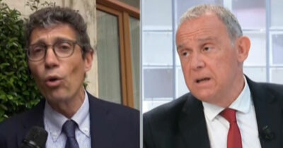 Copertina di Magi: “Condivido la battuta di Meloni su Giuseppi”. La replica di Licheri: “Il lenzuolo da fantasma gli copre gli occhi”. Su La7