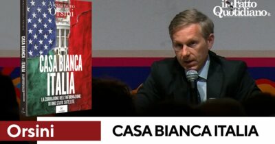 Copertina di Casa Bianca-Italia, la presentazione del libro di Alessandro Orsini al Salone di Torino