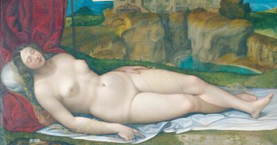 Copertina di “Corpi moderni”,  a “Venezia”  l’uomo  ha ripreso la sua centralità sul divino