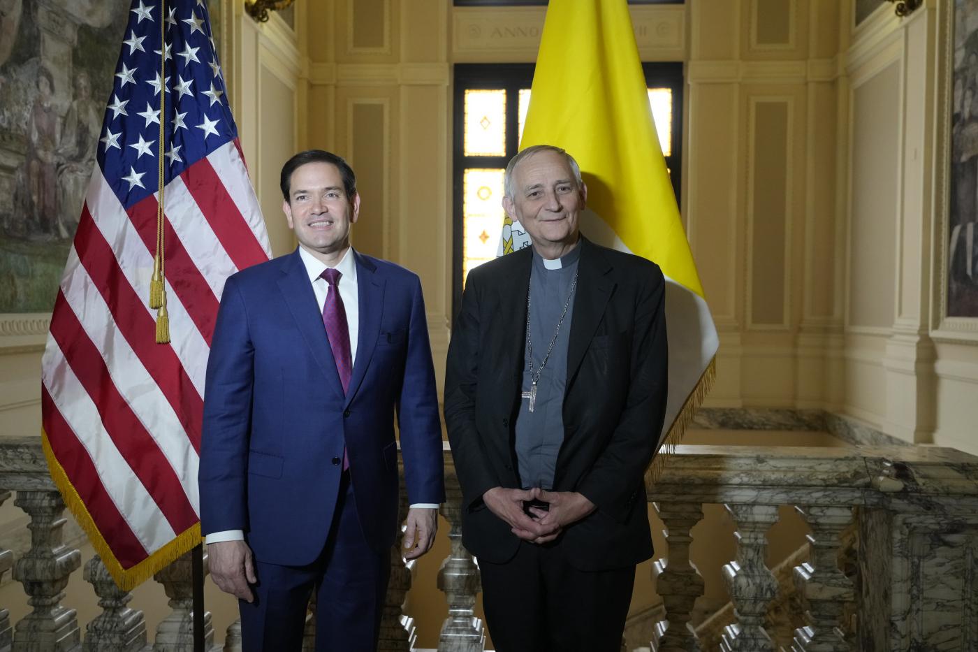 rubio vaticano possibile sede dei colloqui di pace zelensky e vance a roma per papa leone xiv