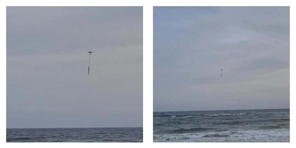 rischia di affogare trascinata dalla corrente un pescatore la salva con l aiuto del suo drone le incredibili immagini – video