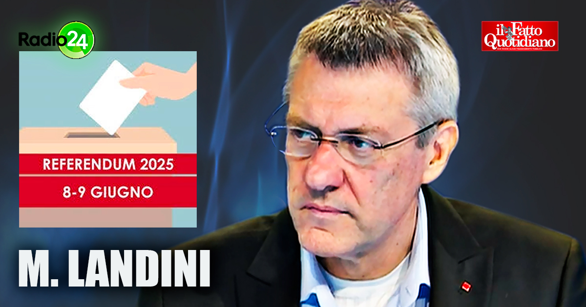 Referendum, Landini: “La Rai tace ma se la gente sa, va a votare. Credo che raggiungeremo il quorum” Referendum, Landini: “La Rai tace ma se la gente sa, va a votare. Credo che raggiungeremo il quorum”
