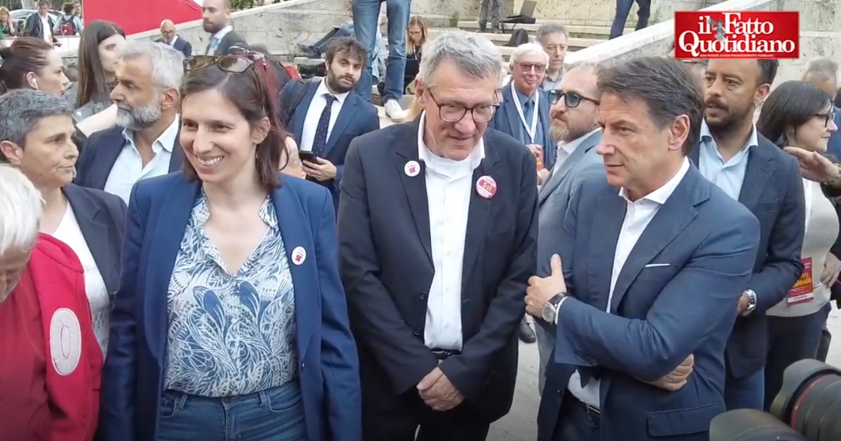 Referendum, i comitati per il Sì in piazza a Roma. Conte: “Chi vuole più tutele nel lavoro deve votare”. Schlein: “Il quorum è possibile” Referendum, i comitati per il Sì in piazza a Roma. Conte: “Chi vuole più tutele nel lavoro deve votare”. Schlein: “Il quorum è possibile”