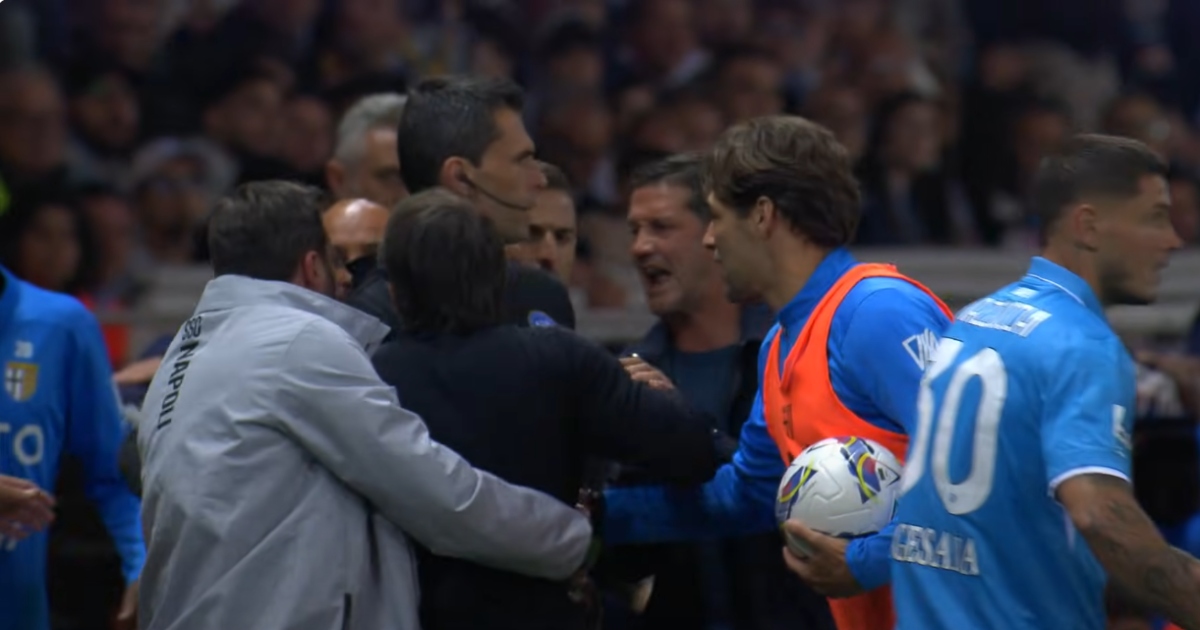 non vedevi l ora pezzo di mera dopo ti vengo a prendere le minacce di conte al vice di chivu in parmanapoli