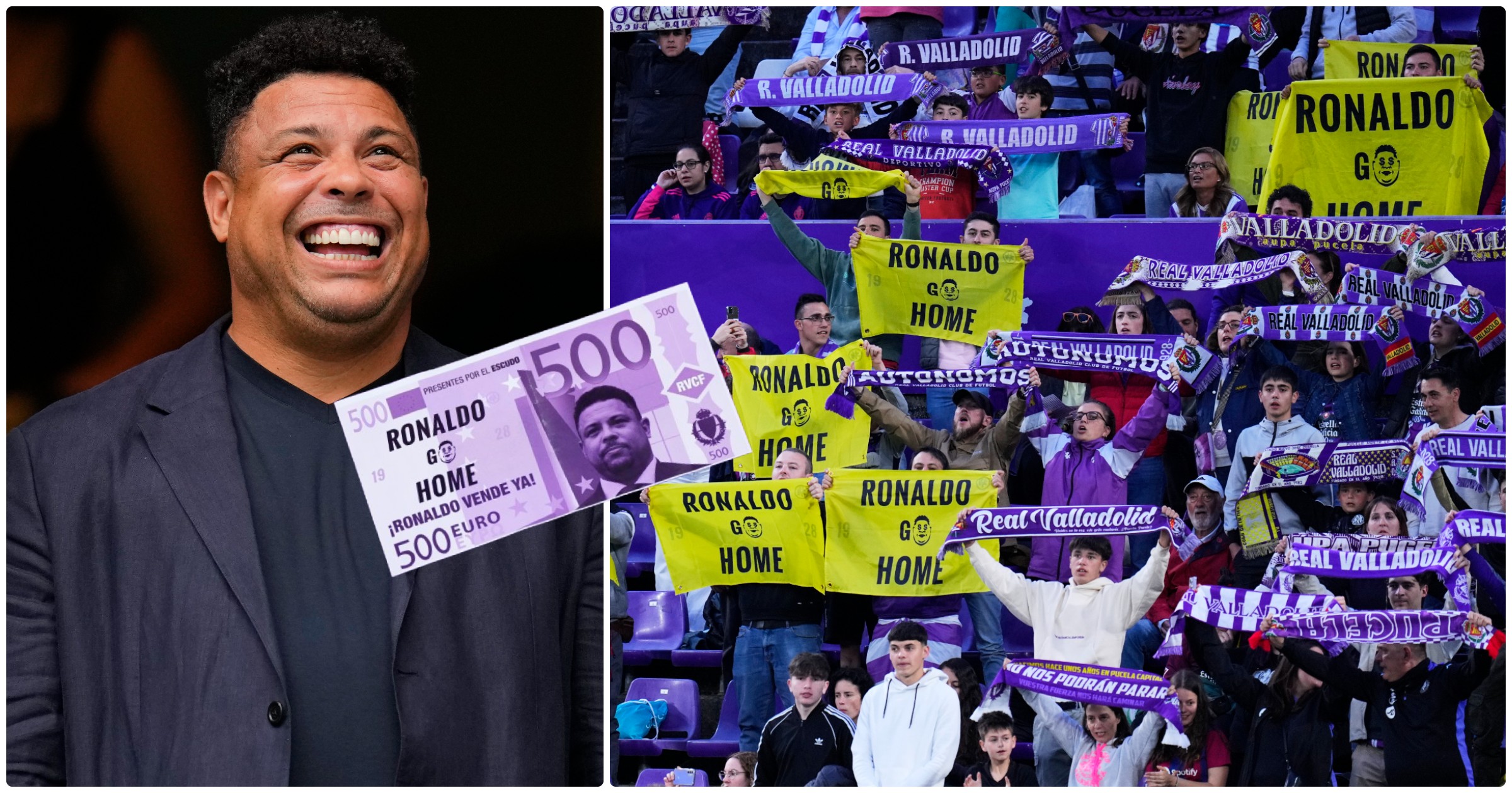 Ronaldo e il fallimento Valladolid: promesse da Fenomeno e disastri da presidente, tifosi in rivolta Ronaldo e il fallimento Valladolid: promesse da Fenomeno e disastri da presidente, tifosi in rivolta