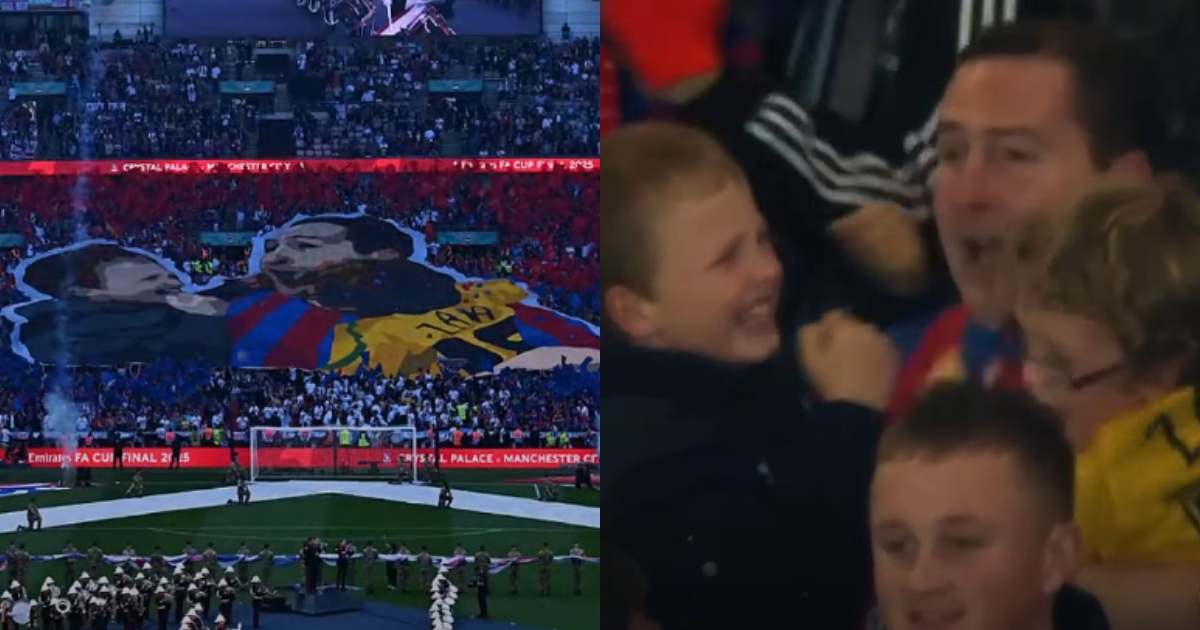 lacrime a wembley l omaggio da brividi del crystal palace ai fratelli wealleans e al loro padre morto di cancro