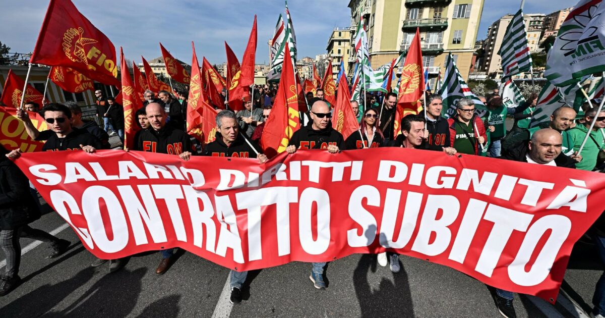 Il pessimo rinnovo contrattuale dei metalmeccanici rafforza le ragioni dello sciopero generale Il pessimo rinnovo contrattuale dei metalmeccanici rafforza le ragioni dello sciopero generale