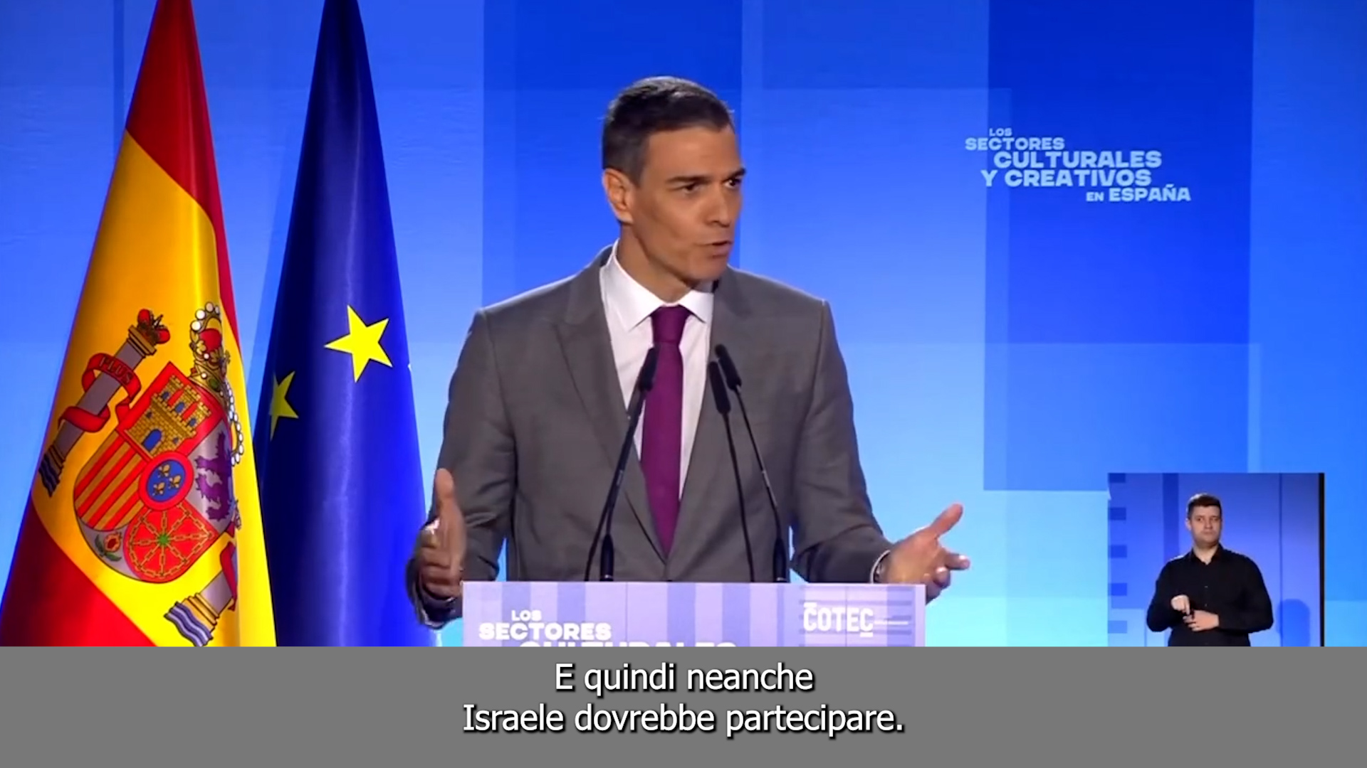perché la russia esclusa da gare e dall eurovision e israele no no a doppi standard l intervento di sanchez