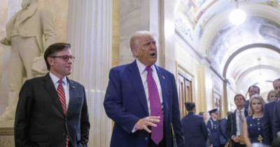 Copertina di Trump al Congresso per convincere i Repubblicani a votare il “Big beautiful bill” con le sue promesse elettorali gonfia-debito