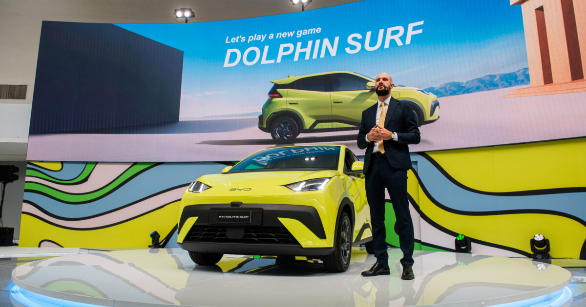 La cinese Byd presenta la Dolphin Surf, auto elettrica destinata al mercato europeo La cinese Byd presenta la Dolphin Surf, auto elettrica destinata al mercato europeo