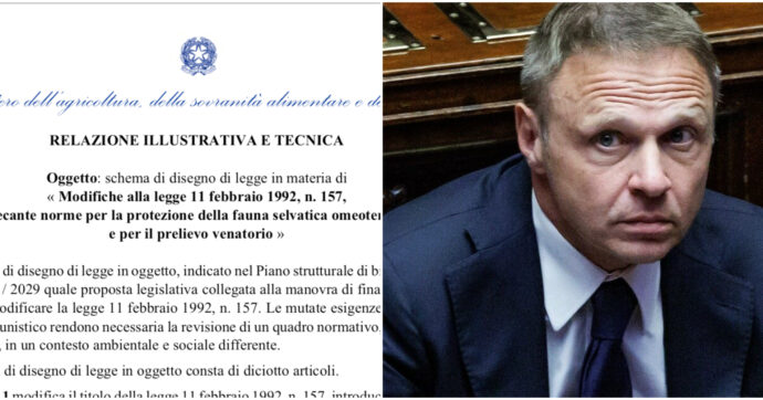 Copertina di Legge spara-tutto sulla caccia, per Lollobrigida sono solo bugie: ecco le bozze della sua riforma che lo smentiscono