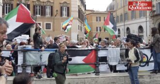 “Governo complice di Israele”: il sit-in pro Palestina a Montecitorio con Fratoianni e Conte. “Non ci fermeremo”