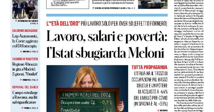 Lavoro,  salari e povertà: l’Istat sbugiarda Meloni