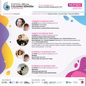 Il Festival della Colonna Sonora NextGen approda a Sutri: le musiche per il cinema arrivano tra i banchi di scuola Il Festival della Colonna Sonora NextGen approda a Sutri: le musiche per il cinema arrivano tra i banchi di scuola