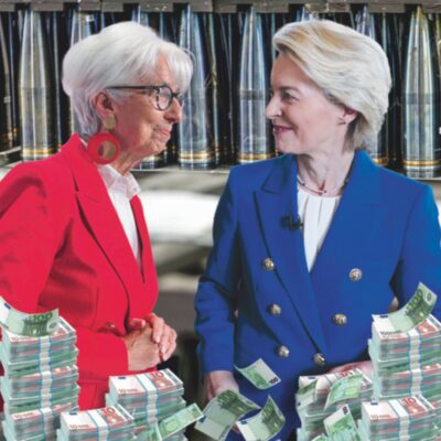 Copertina di “Il riarmo significa tagli e tasse”: parola della Bce (che lo vuole)