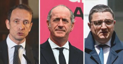 Copertina di A Nord-est guerra dei leghisti, in lotta per il 3° mandato