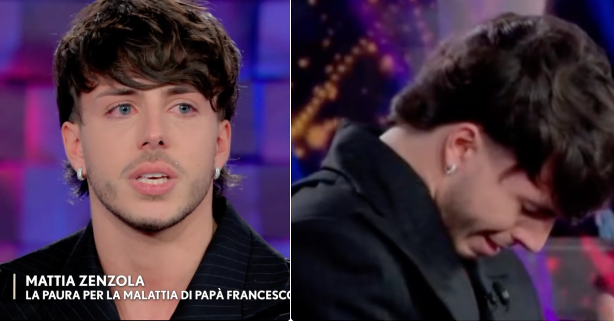 “Ho paura, mi sento troppo piccolo per immaginare una vita senza mio padre. Ci stiamo affidando ai medici”: Mattia Zenzola di “Amici” scoppia in lacrime