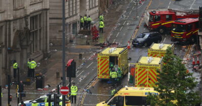 Copertina di Liverpool, auto investe pedoni durante la parata per la vittoria del campionato. Probabile incidente
