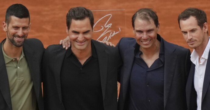 I Big Four riuniti al Roland Garros: incredibile sorpresa per Rafa Nadal. Lo spagnolo commosso: “Significa molto che siate tutti qui”