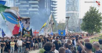 Copertina di Niente biglietti per la finale di Champions, gli ultras protestano sotto la sede dell’Inter: “Maledetti hanno distrutto 40 anni di storia”